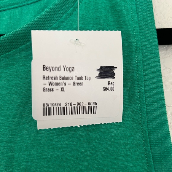 Beyond Yoga Green Spacedye Tank #NWT, size XL - Picture 8 of 8